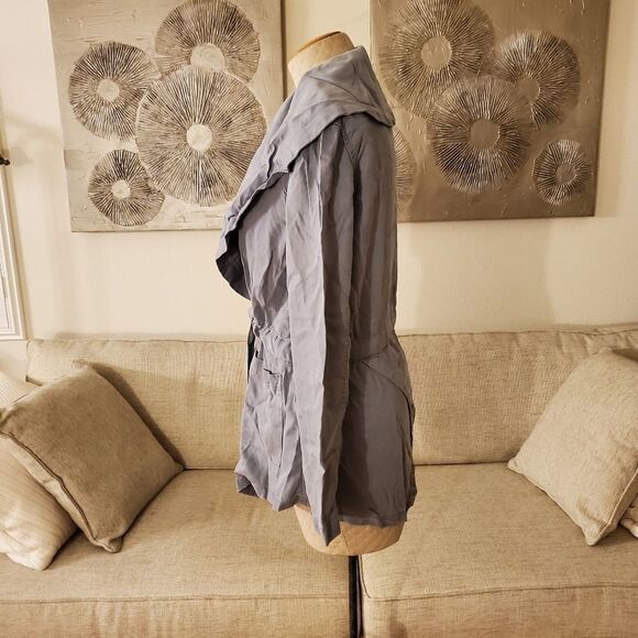 Max Jeans Shawl Tencel Jacket size Medium in Grey - NEW - Picture 7 of 13